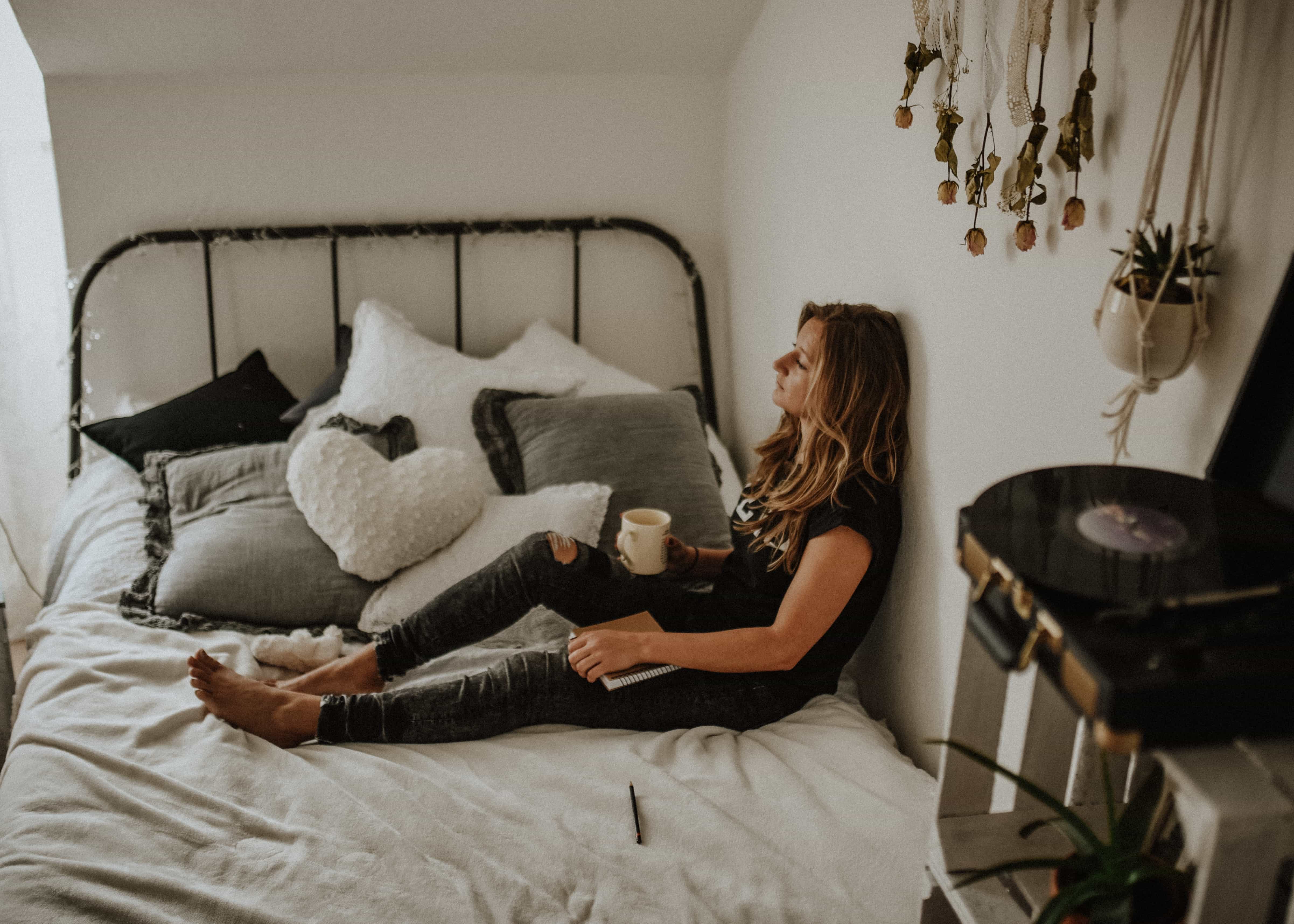 A woman struggles with guilt and shame in recovery from addiction.