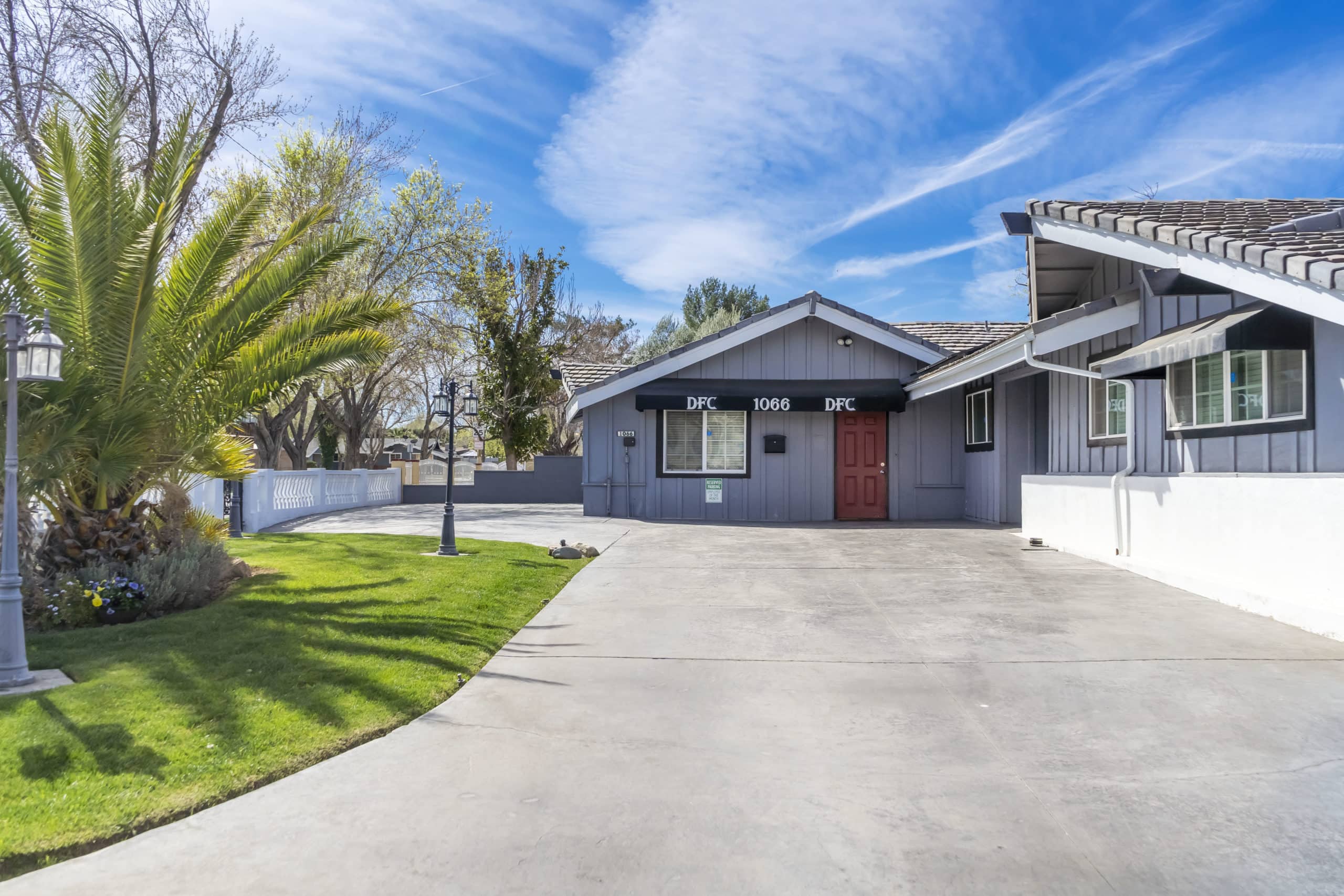 Driveway of the Recovery Center